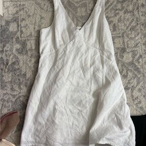 Abercrombie White Sleeveless Dress